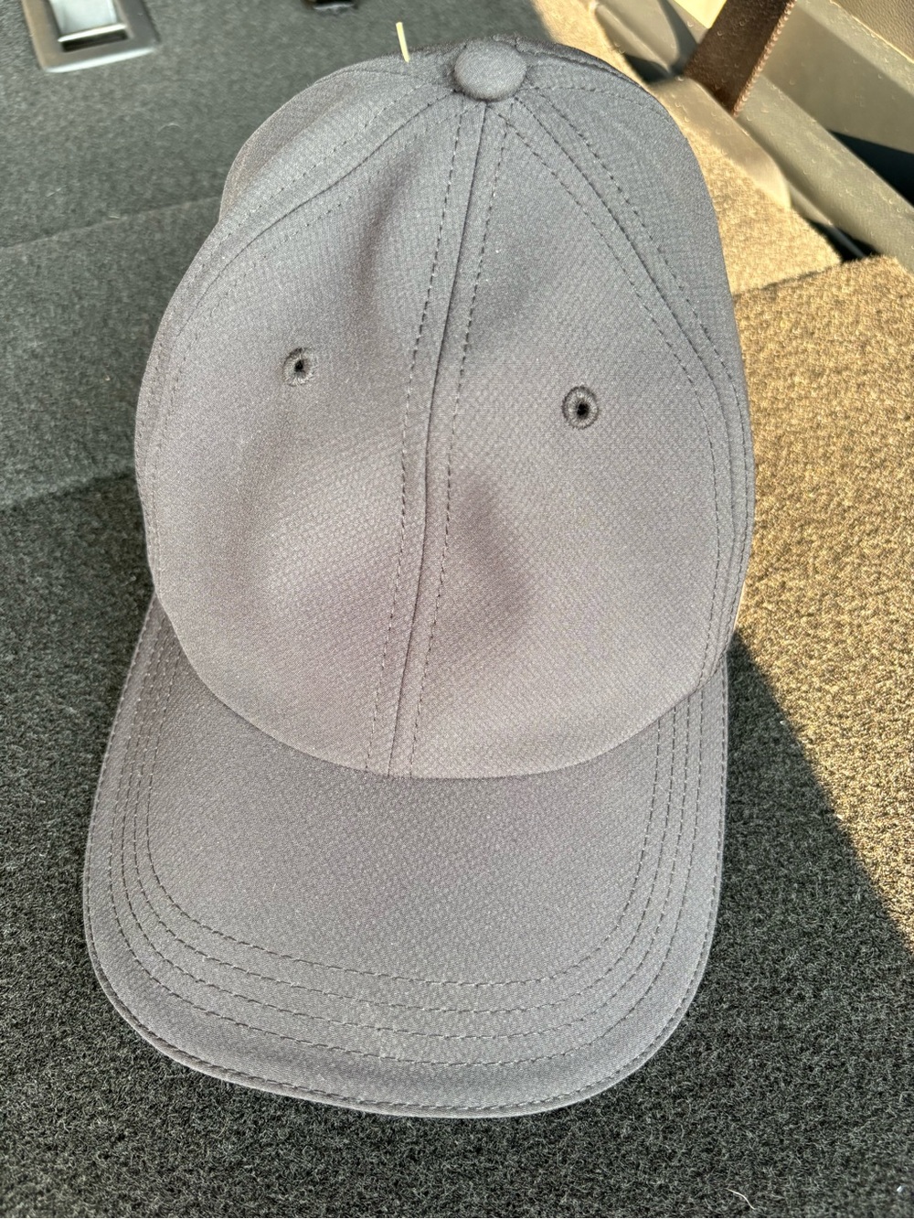 all in motion Women’s Black Performance Hat with Ponytail back